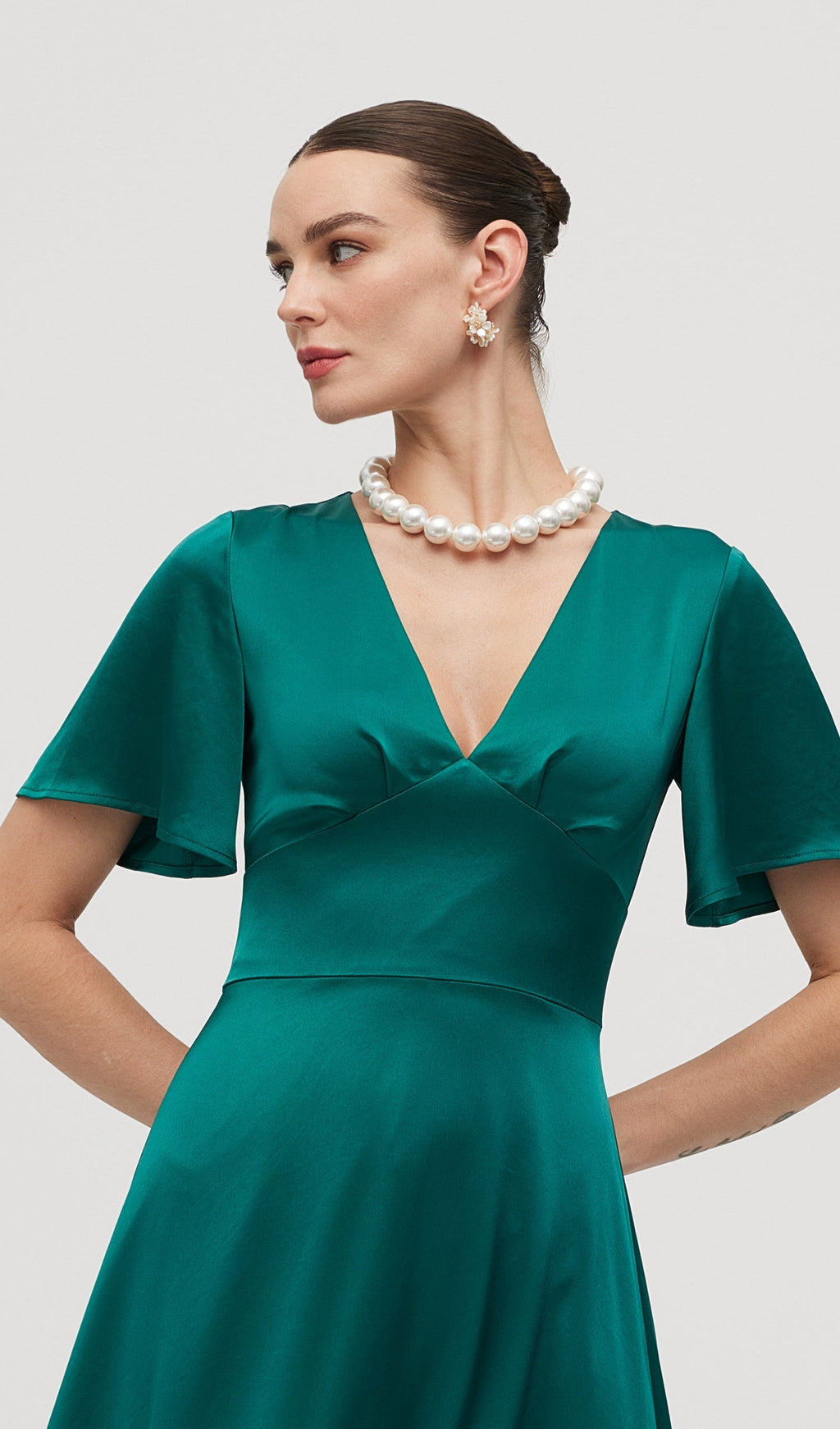 Zarif Ve Sade İnci Kolye