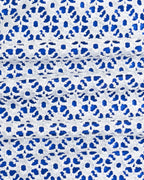 Mavi Geometrik Üçgen İpli Bikini Takımı