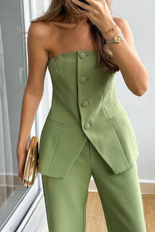 Büstiyer - Pantolon Takımı