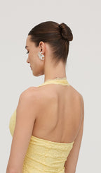 İris Yaprağı Küpeleri