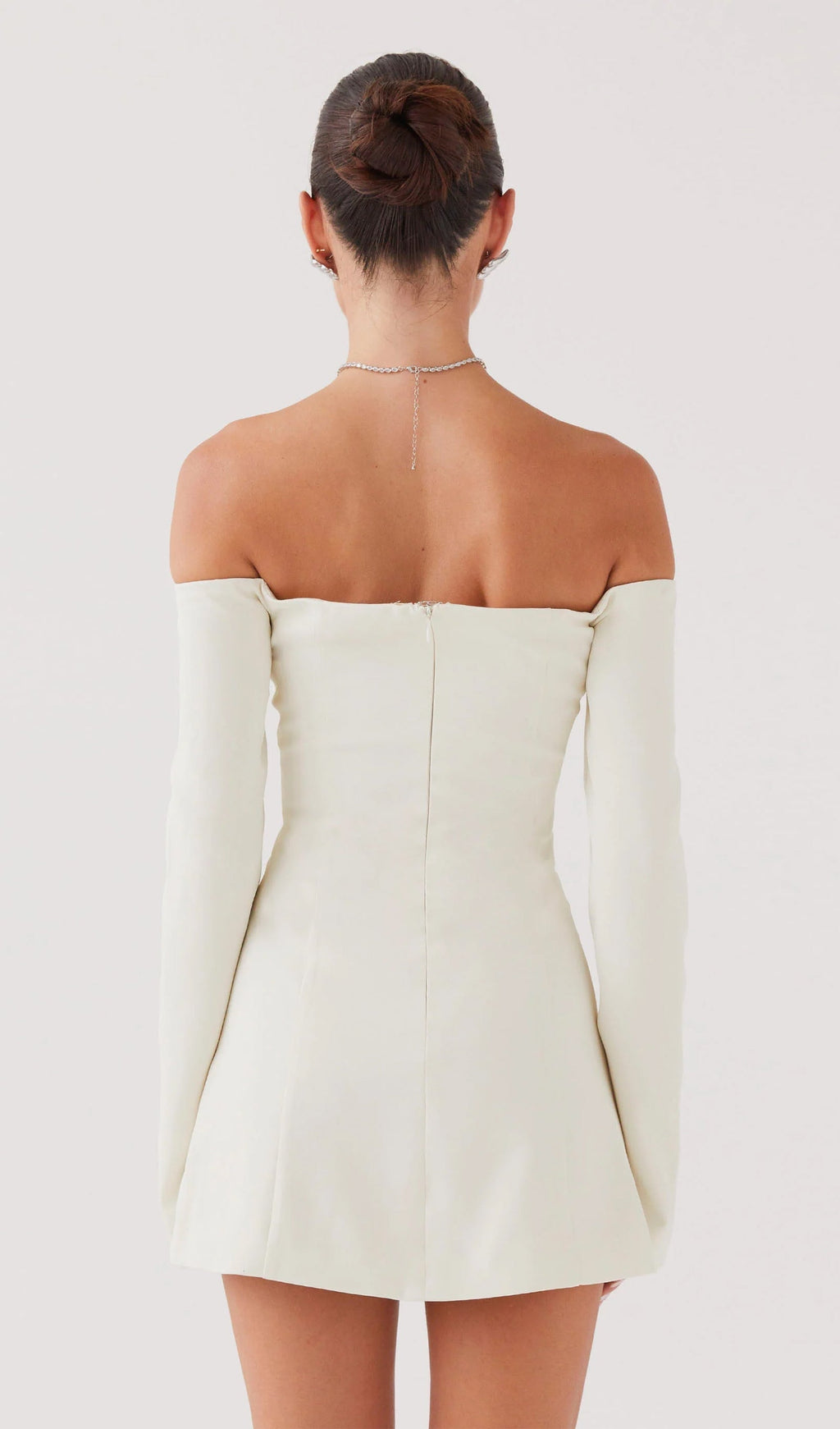 Blazer Omuz Açık Mini Elbise