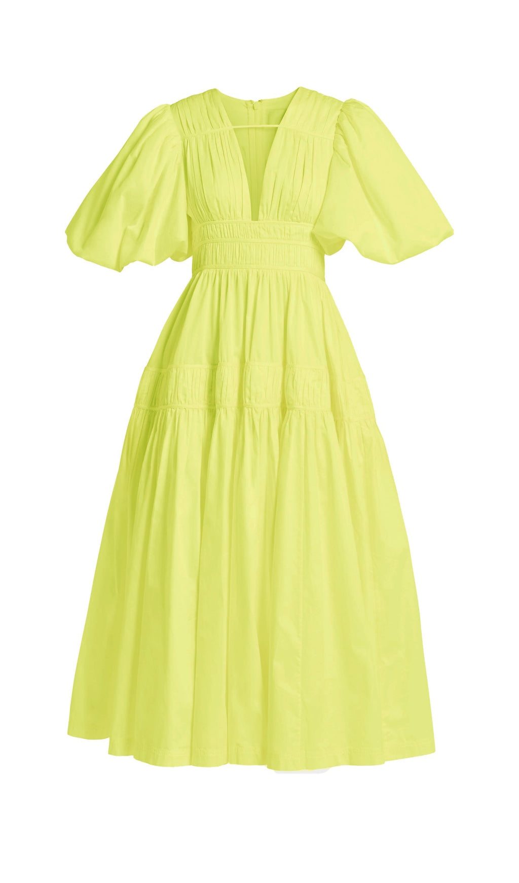 Fallingwater Fırfırlı Midi Elbise