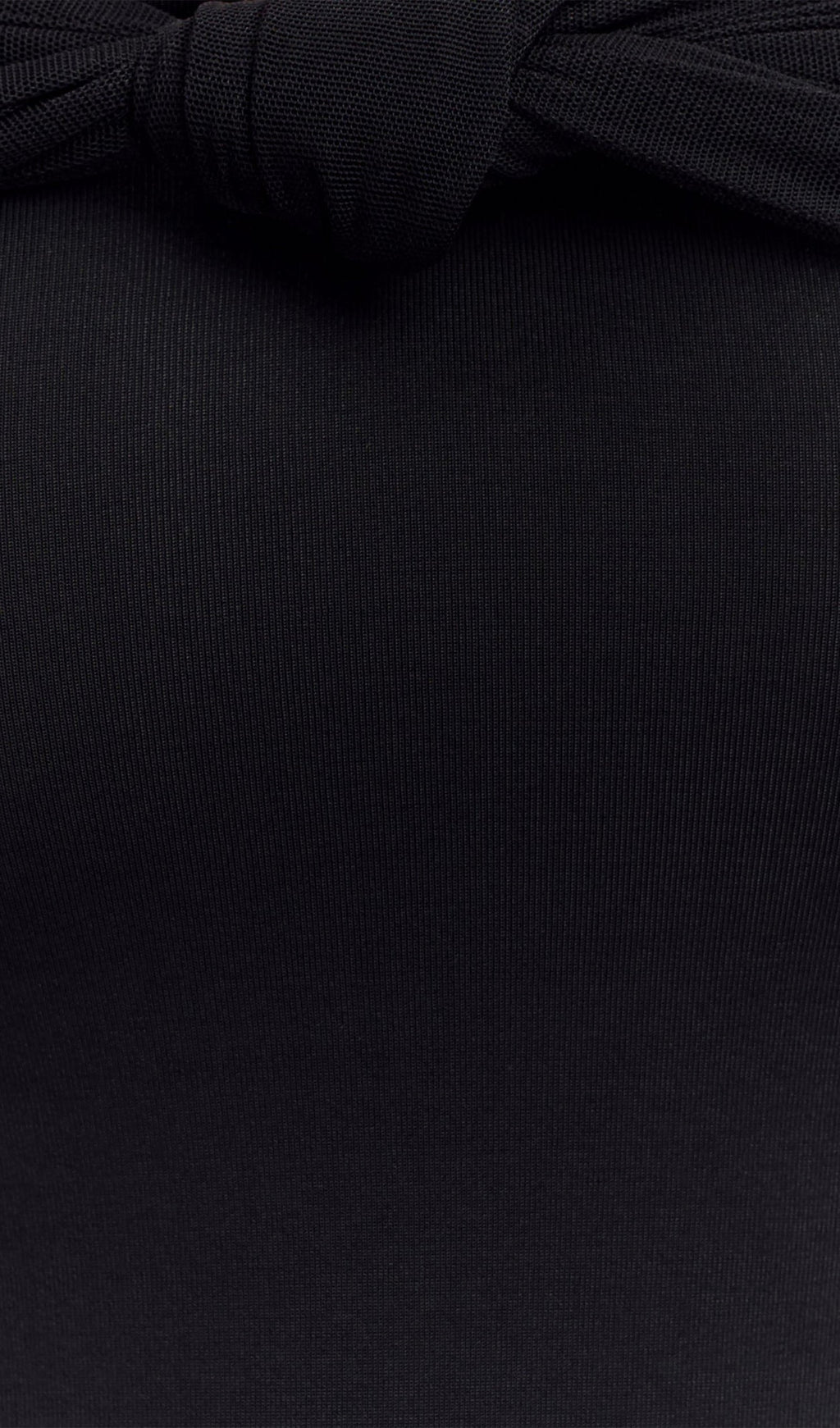 Siyah File Ve Slinky Askılı Uzun Elbise