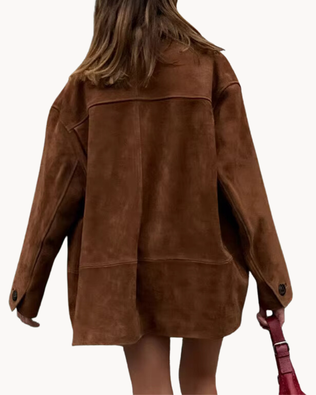 Paola Wildleder-Blazer