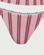 Pembe Çizgili Tankini Mayo