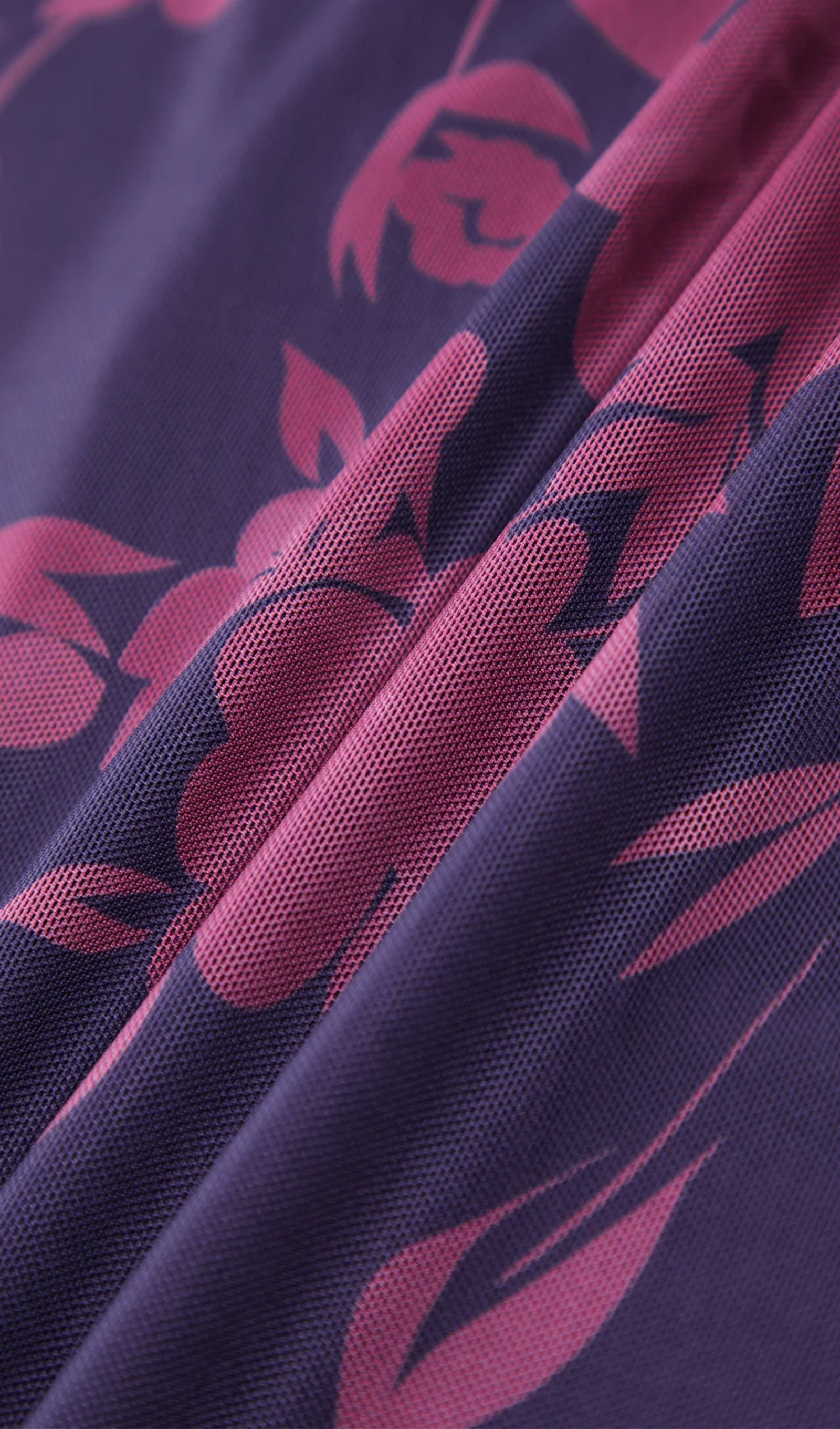 Bağcıklı Dantel Kenarlı Çiçekli File Midi Elbise