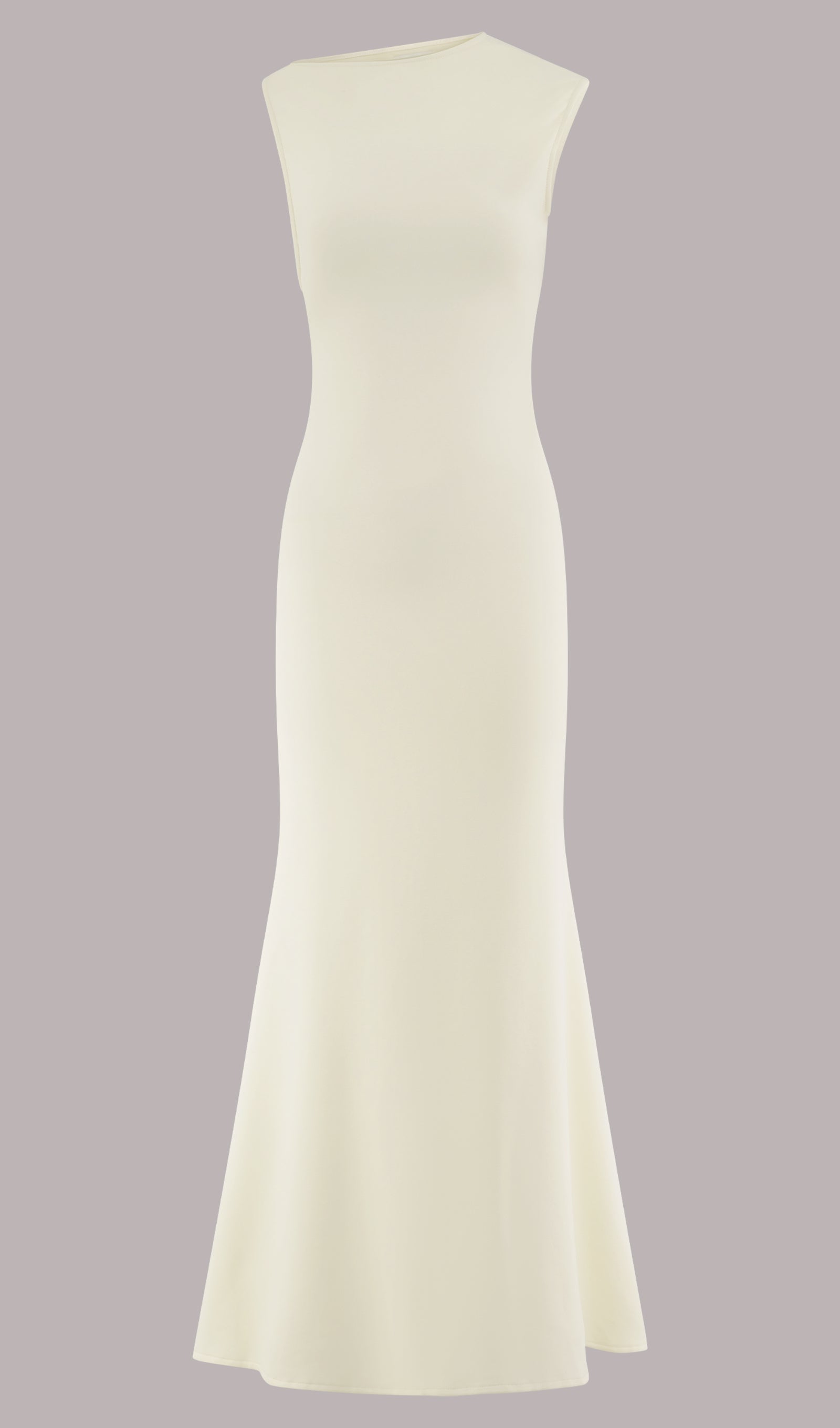 Scuba Jersey Kesimli Uzun Elbise