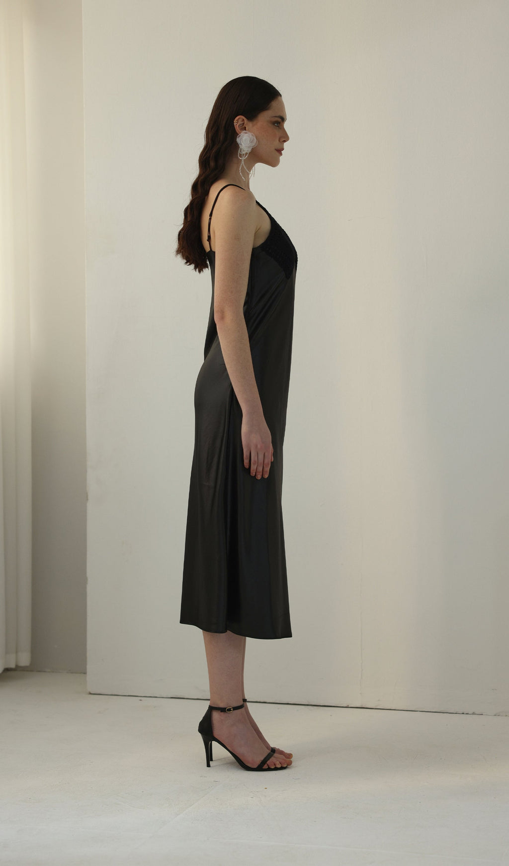 Örme Patchwork Midi Elbise