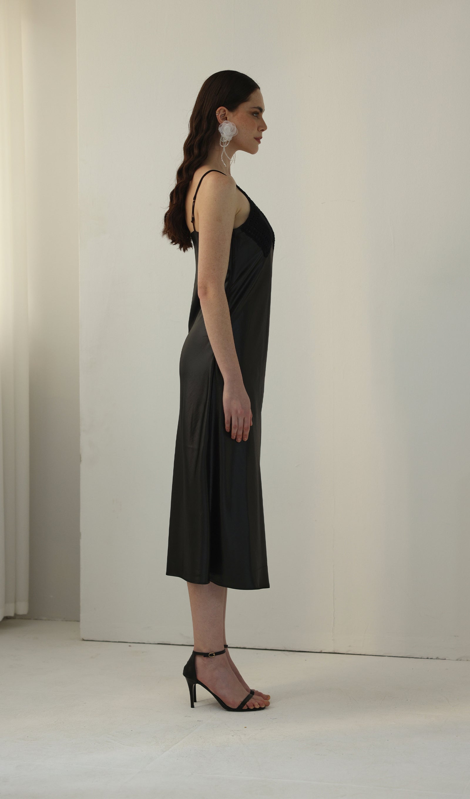 Örme Patchwork Midi Elbise