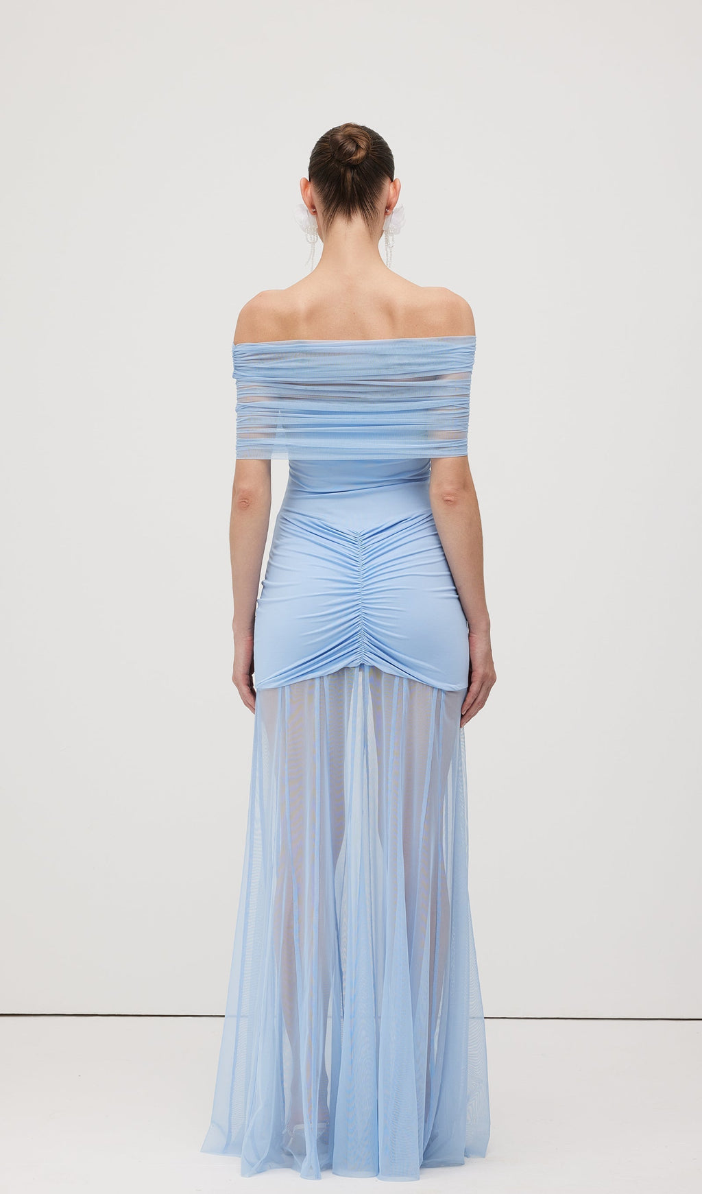 Slinky Omuz Açık Maksi Elbise