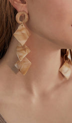 Geometrik Sallantılı Küpeler