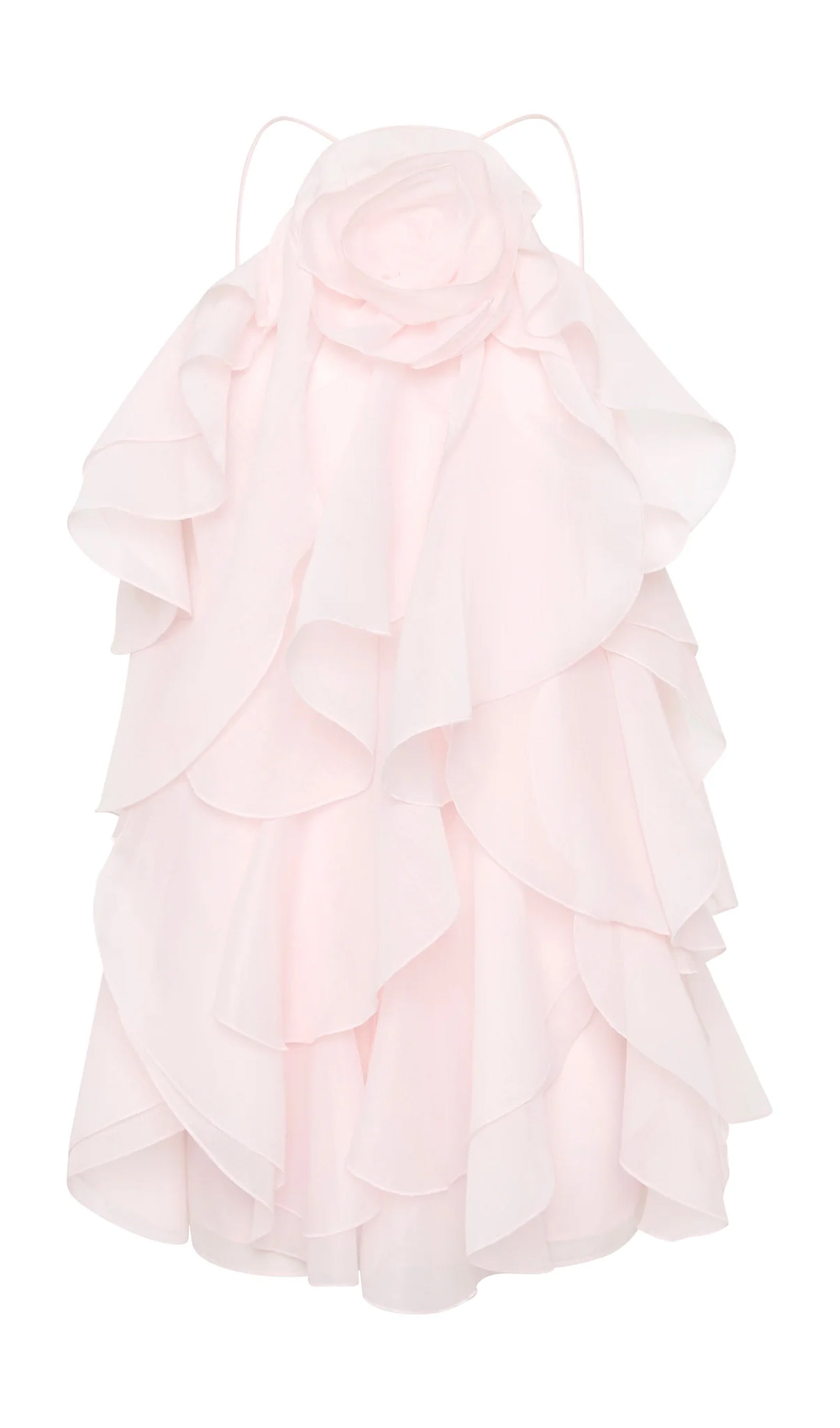 Askılı Katmanlı Mini Elbise