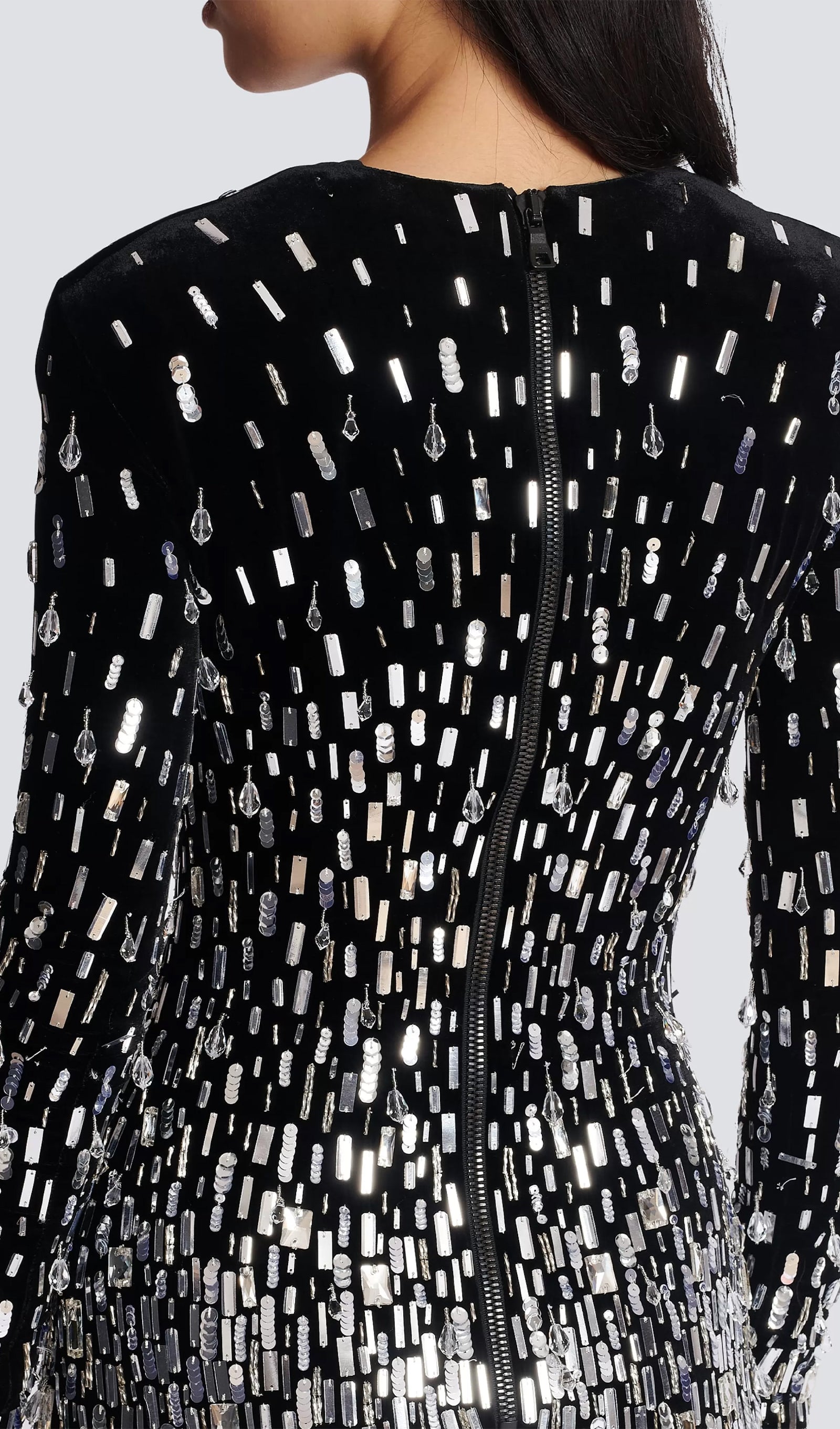 Degrade Kristal Mini Elbise