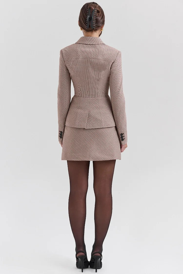 MARISE | Kahverengi Blazer Takım