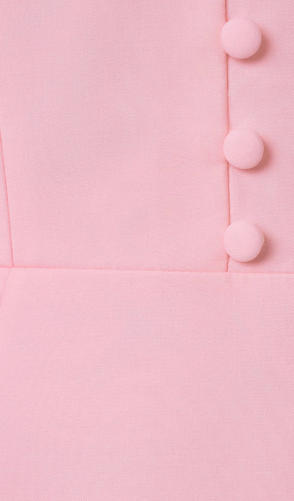 Pembe Yüksek Yaka Mini Elbise