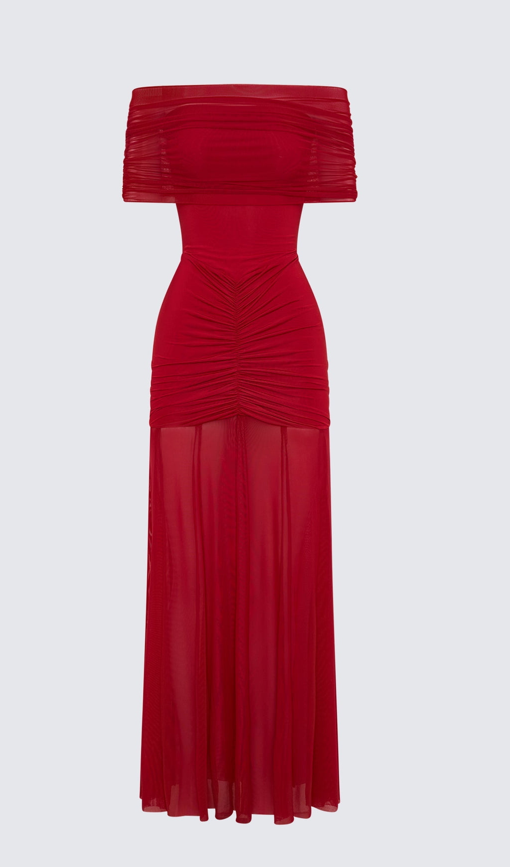 Slinky Omuz Açık Maksi Elbise