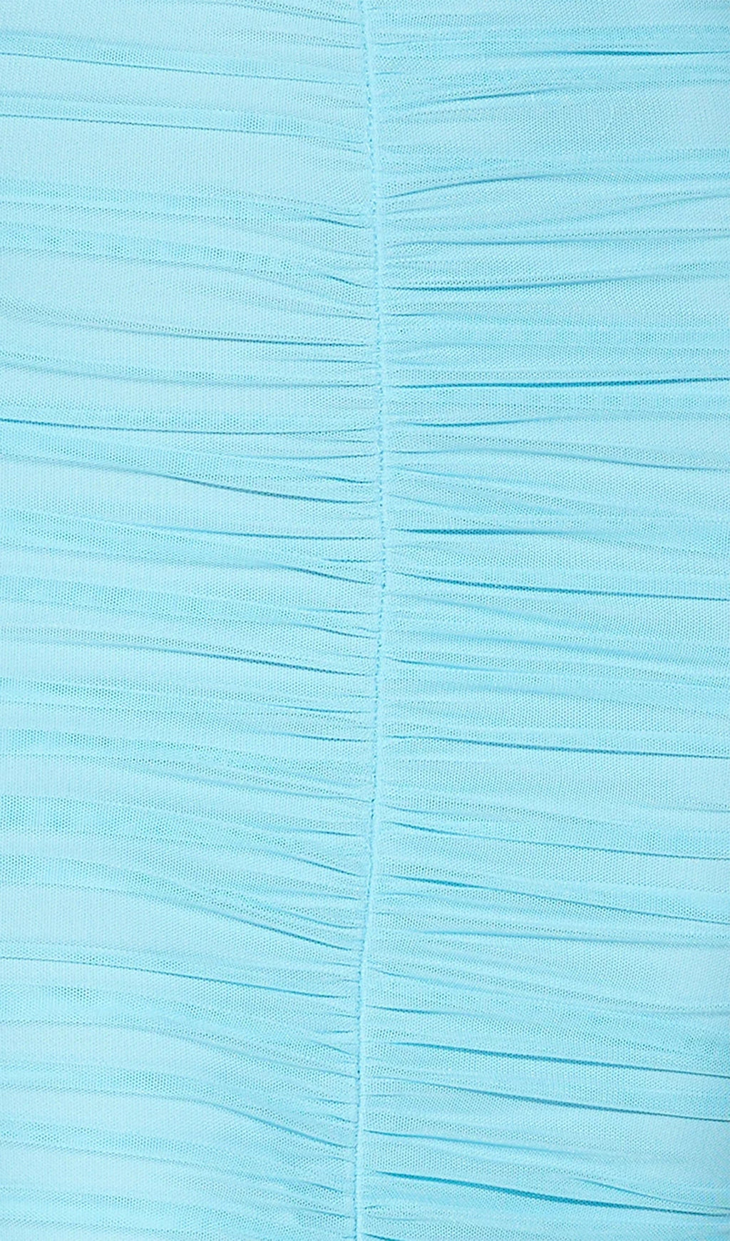 Büzgülü File Uzun Elbise