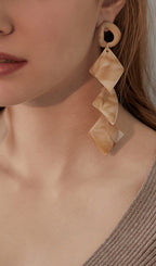 Geometrik Sallantılı Küpeler