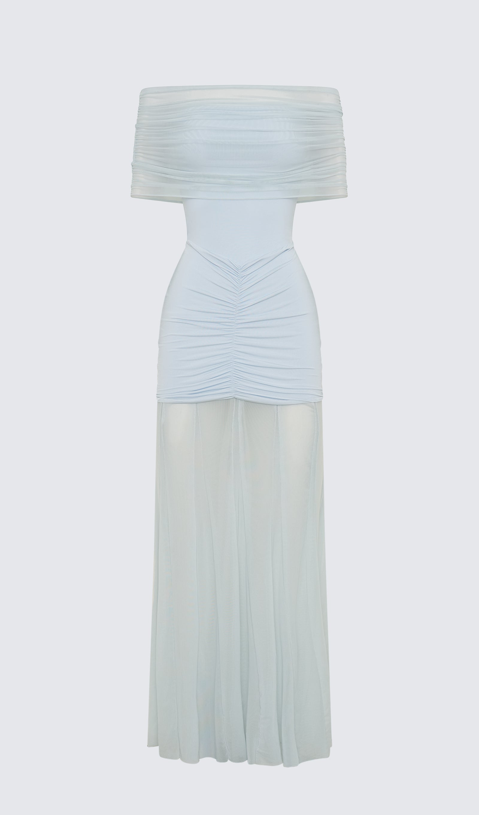 Slinky Omuz Açık Maksi Elbise