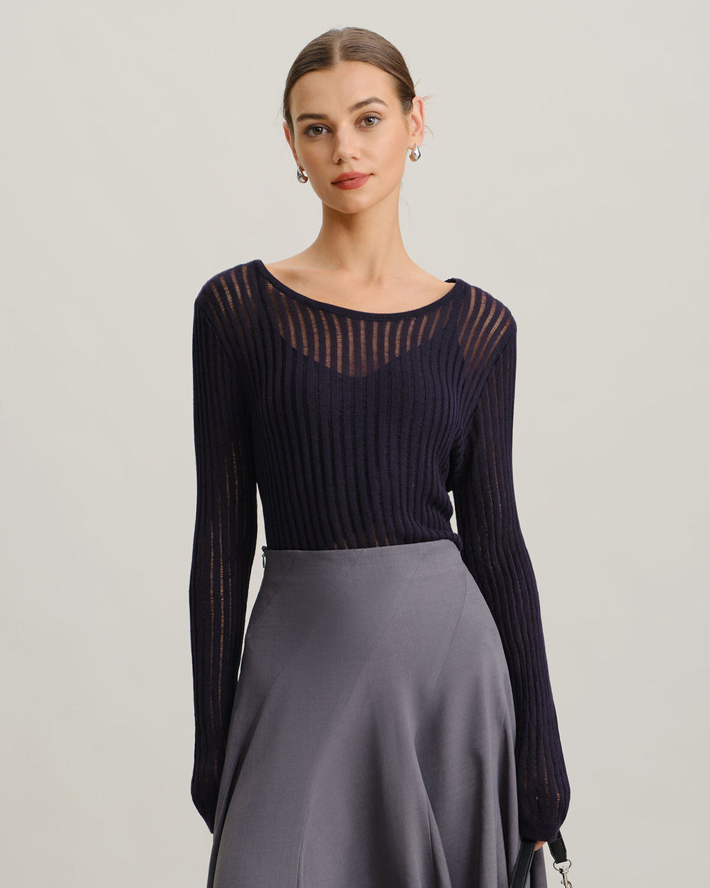 Lacivert Kazak İki Parçalı Takım