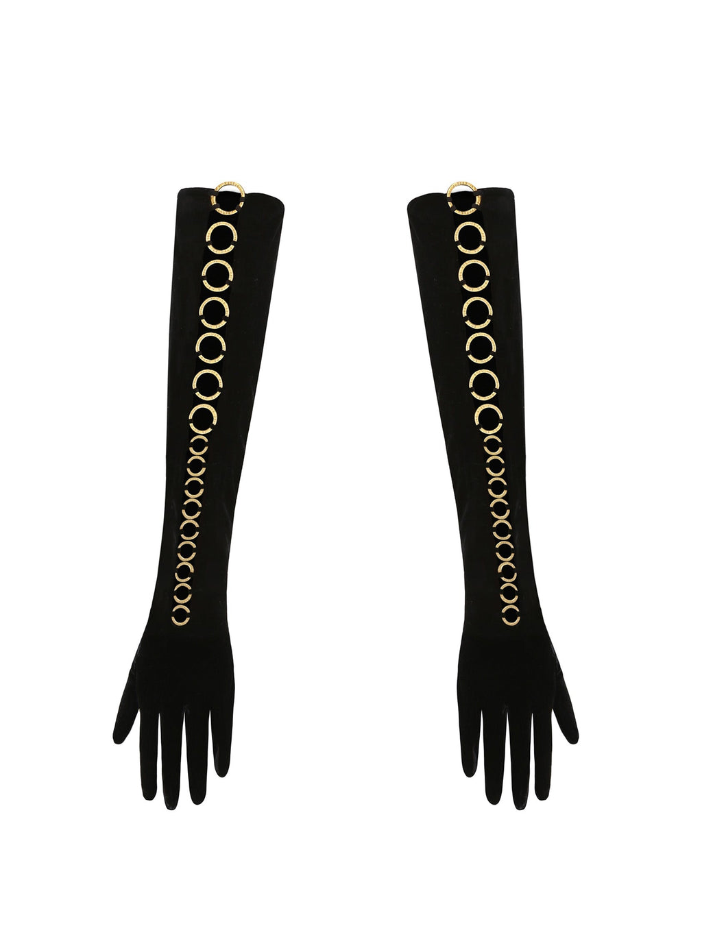 NYXEN Siyah Kadife Halka Detaylı Takım