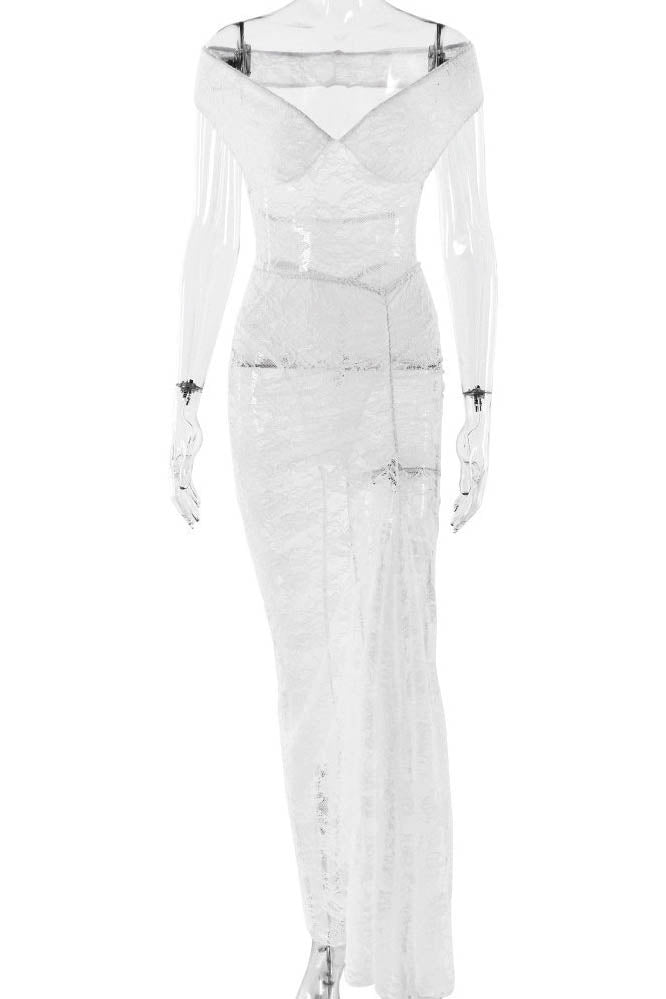 Dantelli Sırt Dekolteli Takım