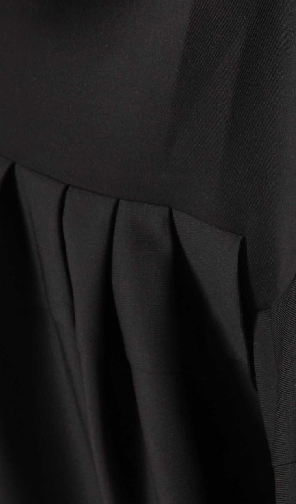 Siyah Asimetri Tek Omuzlu Midi Jersey Elbise