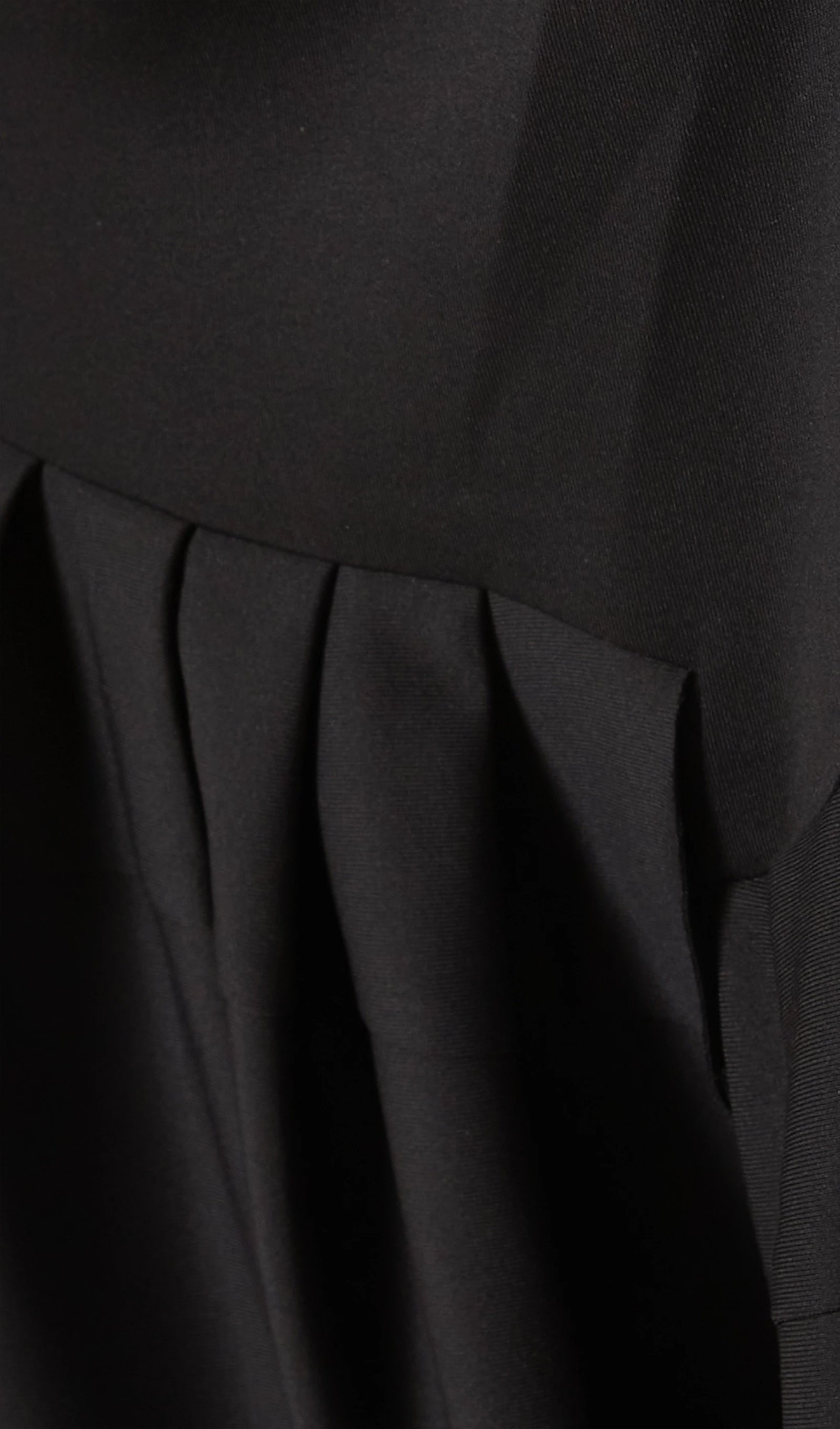 Siyah Asimetri Tek Omuzlu Midi Jersey Elbise