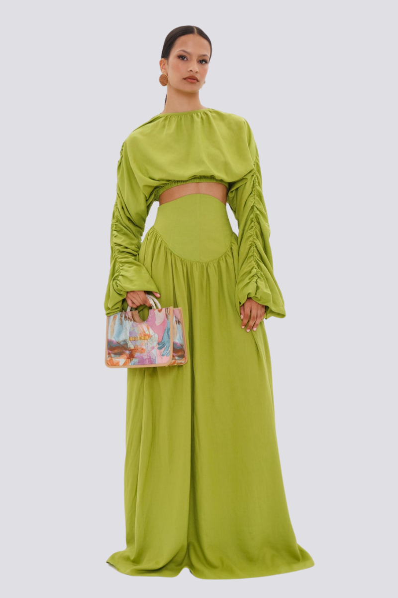 Uzun Kollu Büzgülü Takım