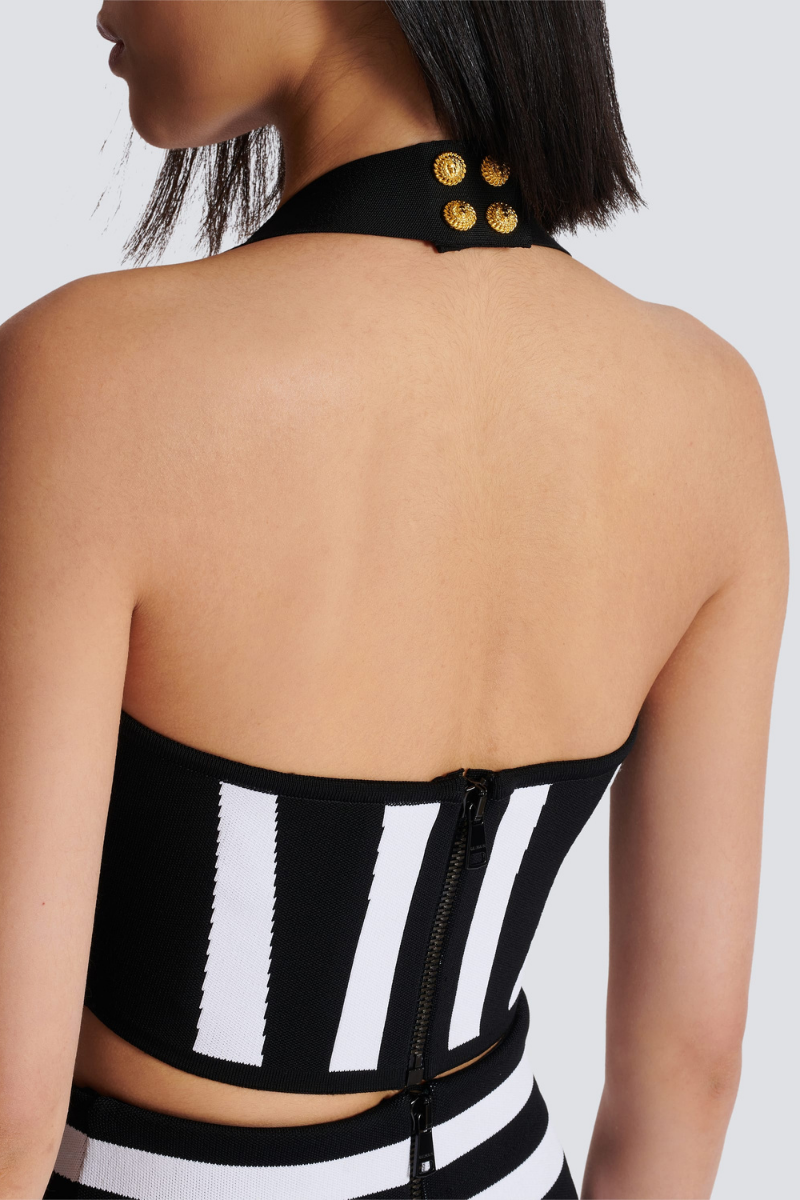 Çizgili Triko Takım