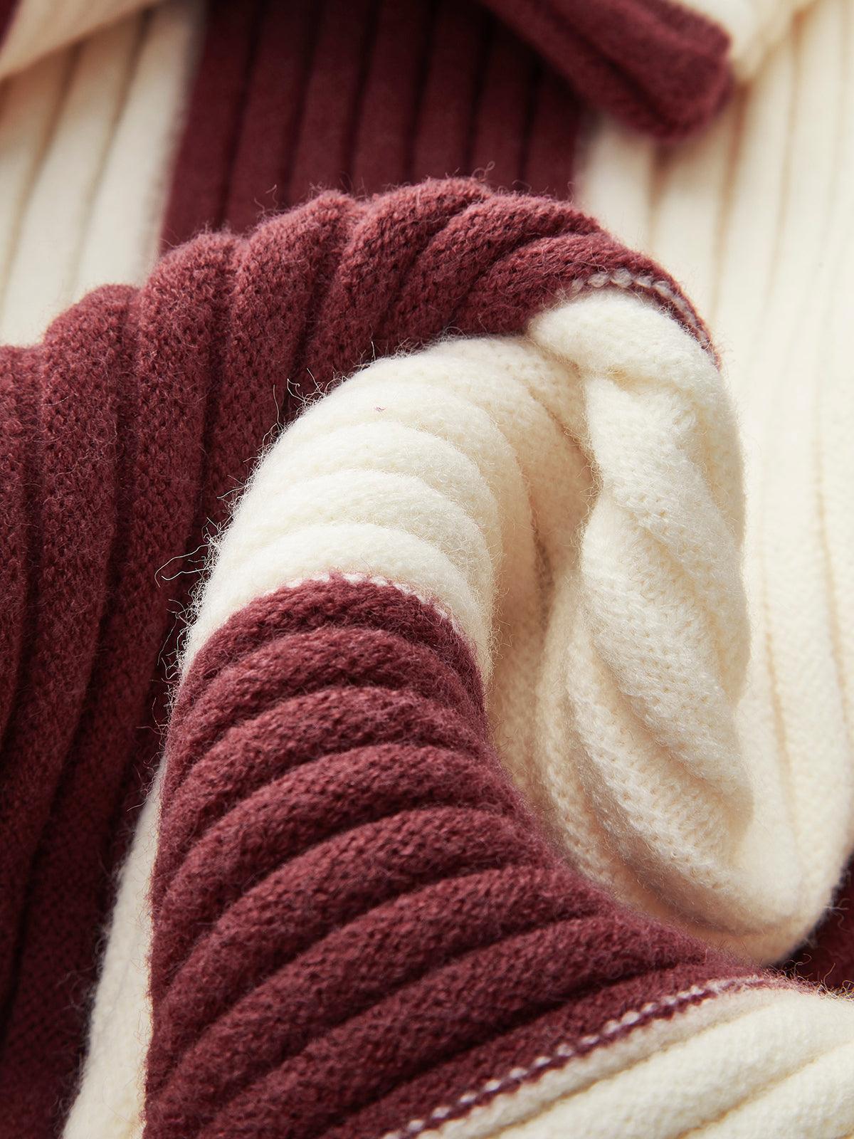 Yumuşak Bloklu Oversize Kazak