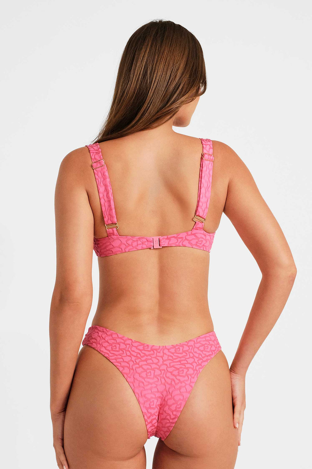 Tiana Destekli Üst / Rosy Glow Jacquard