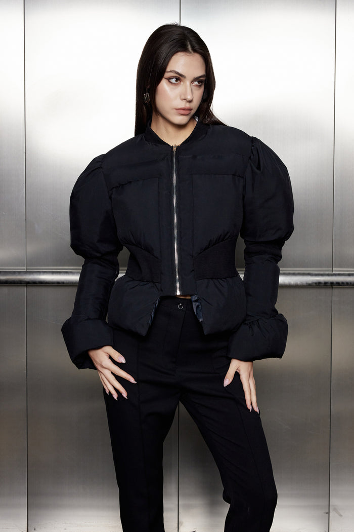 VANTA Balon Kollu Kısa Şişme Ceket