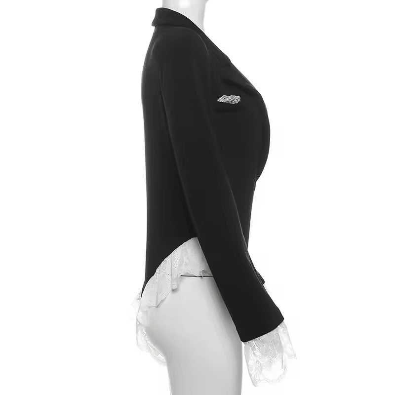 MAJESTE Dantel Detaylı Blazer