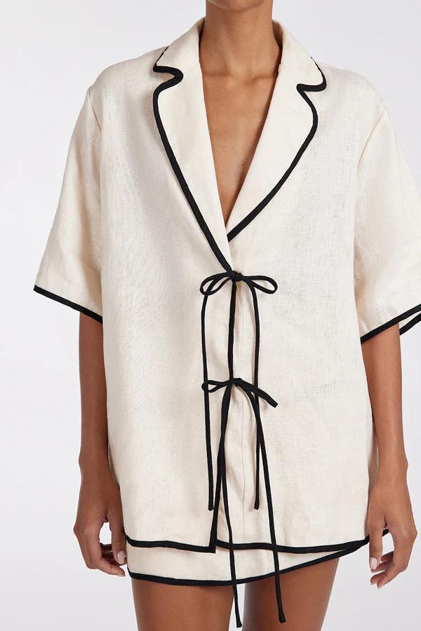 Noir Krem Renk Etek Takım