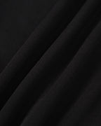 Siyah Kalp Yaka Bodycon Slip Maxi Elbise