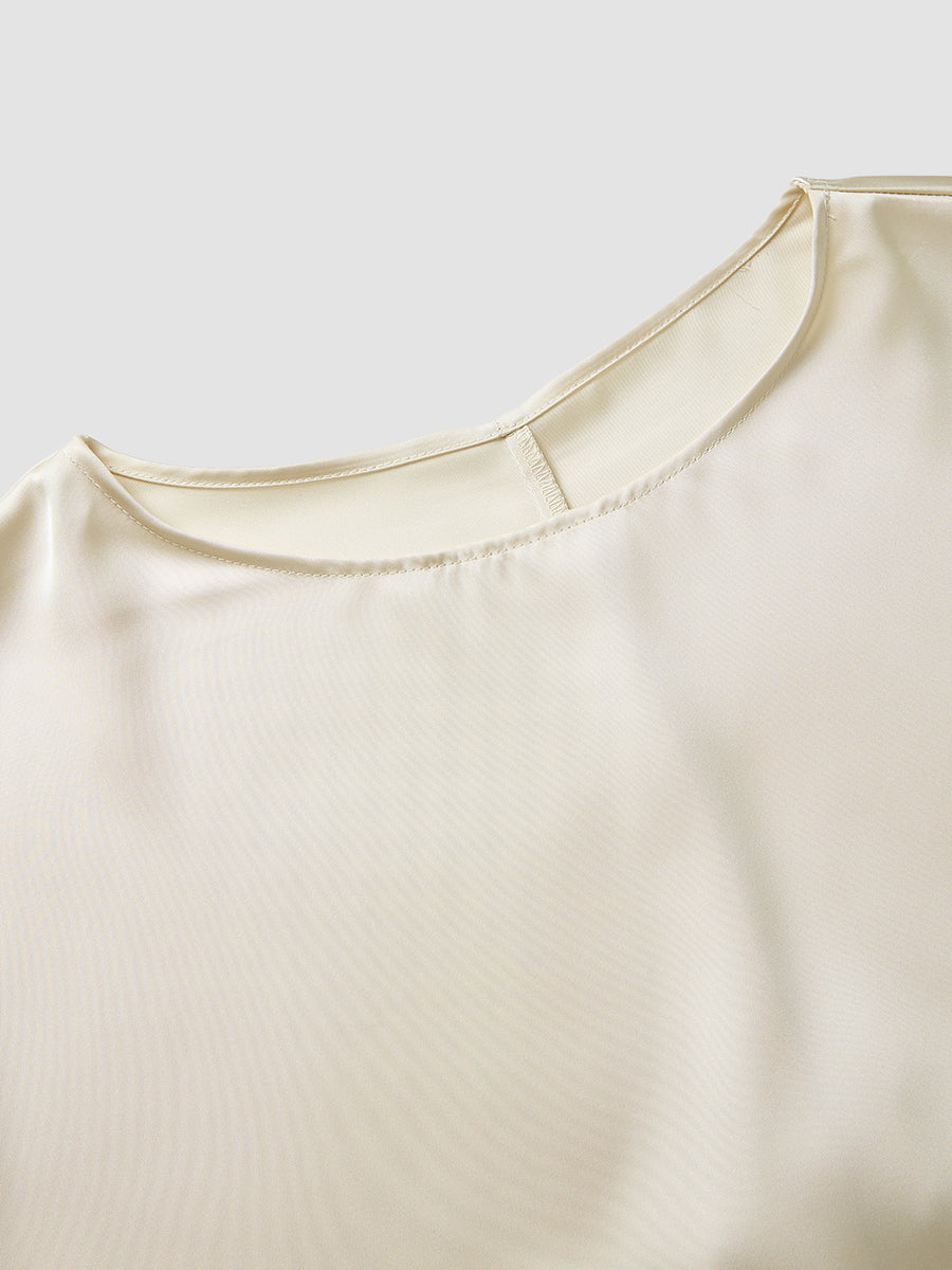 Zarif Çapraz Bağlamalı Düz Etek Takımı