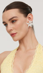 İris Yaprağı Küpeleri