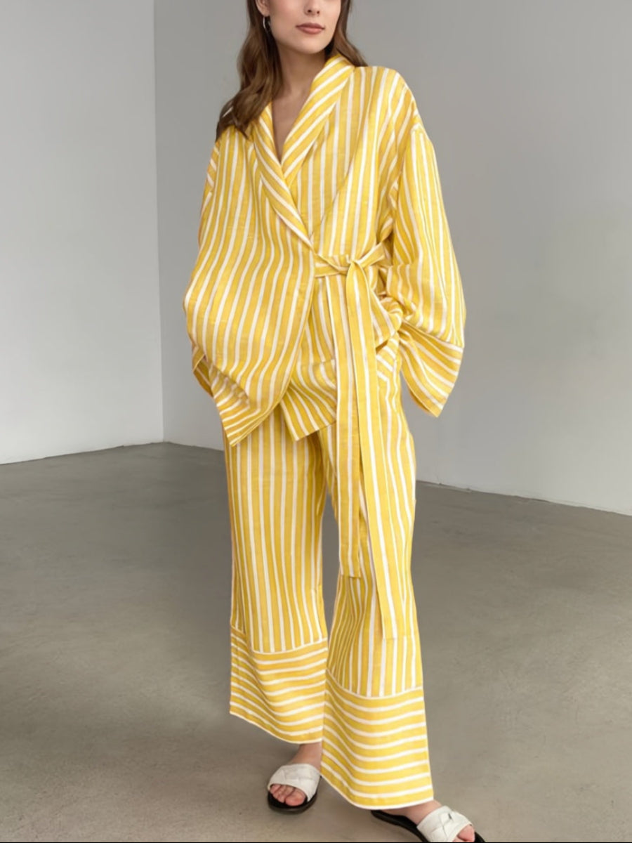 Çizgili Rahat Takım