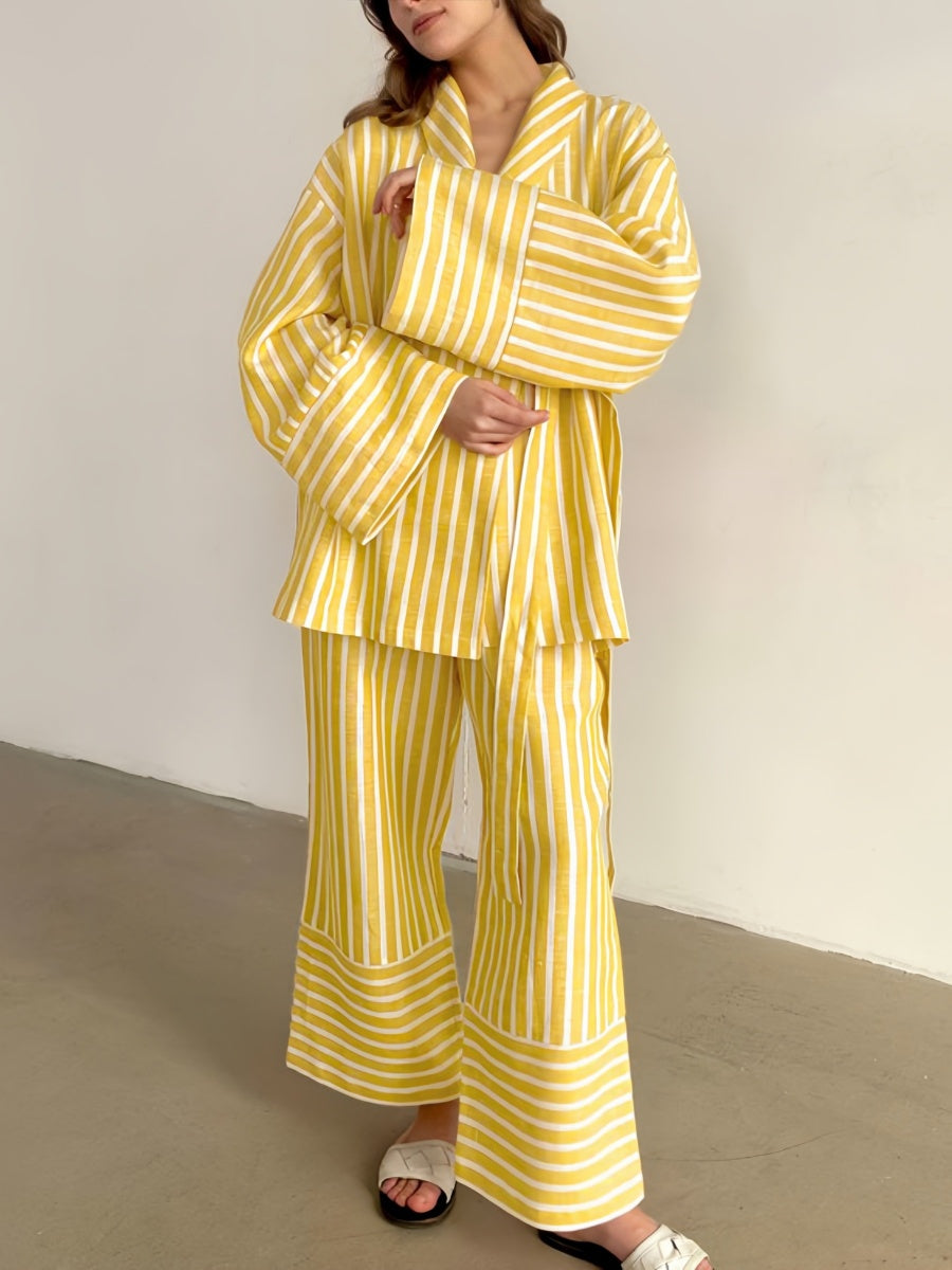Çizgili Rahat Takım