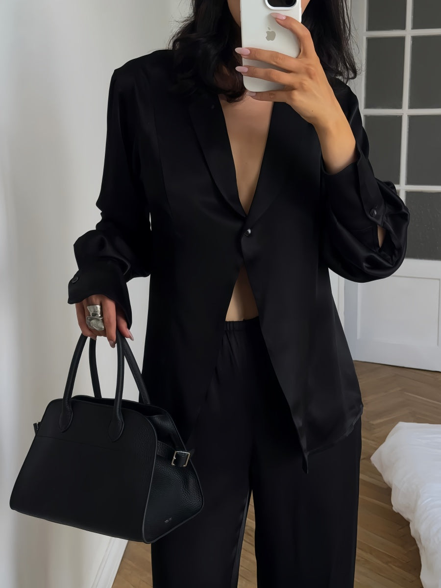 V Yaka Pantolon Takımı