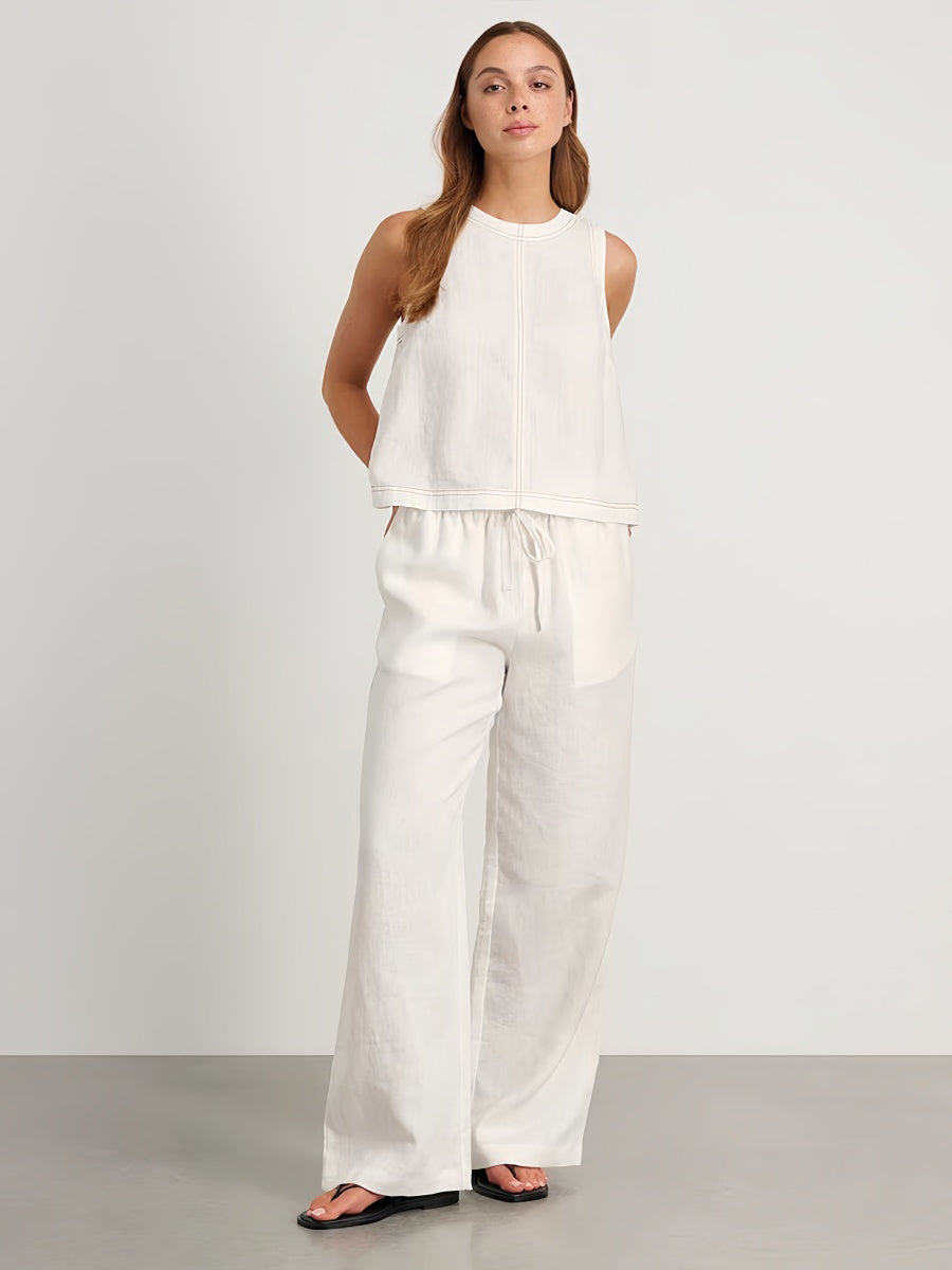 Yırtmaçlı Pantolon Takımı