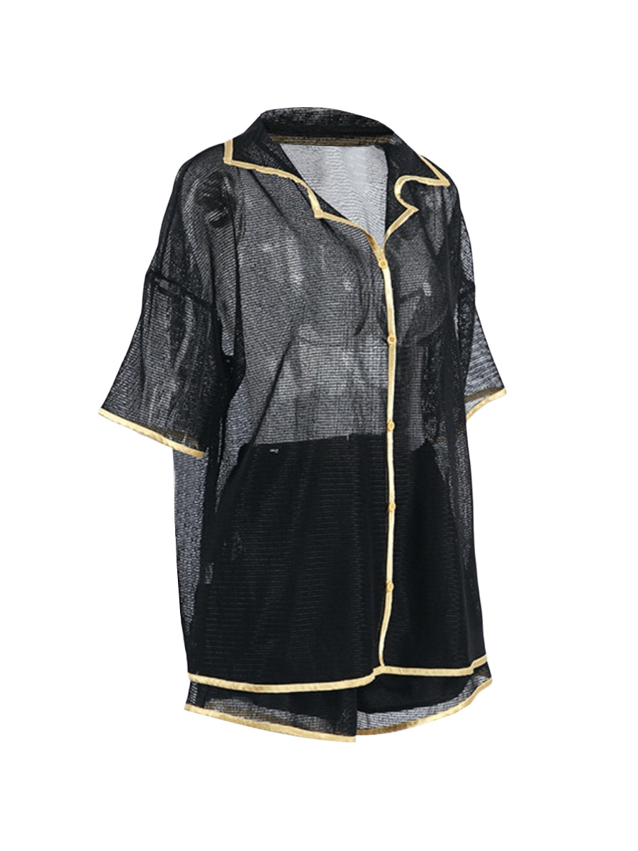 Ajurlu Şort Takımı