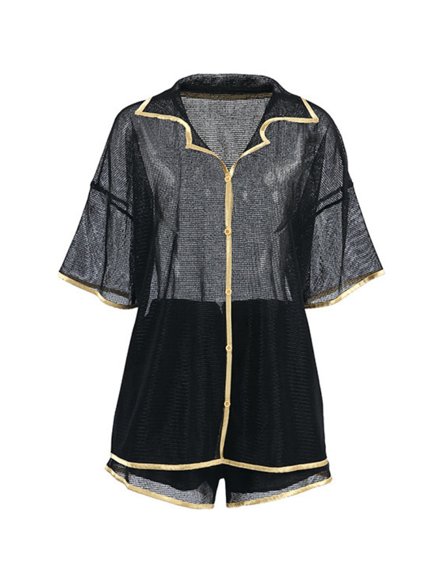 Ajurlu Şort Takımı