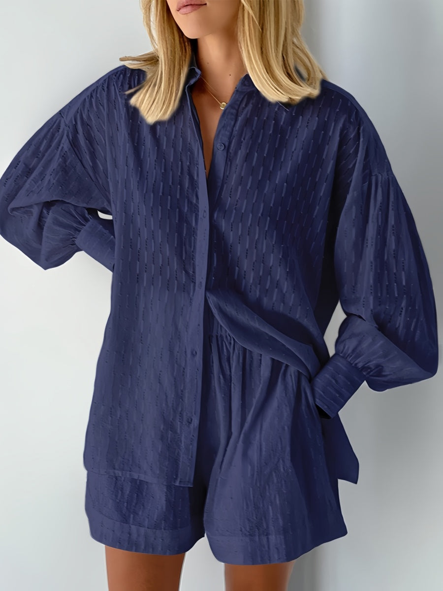 Balon Kol Şort Takımı