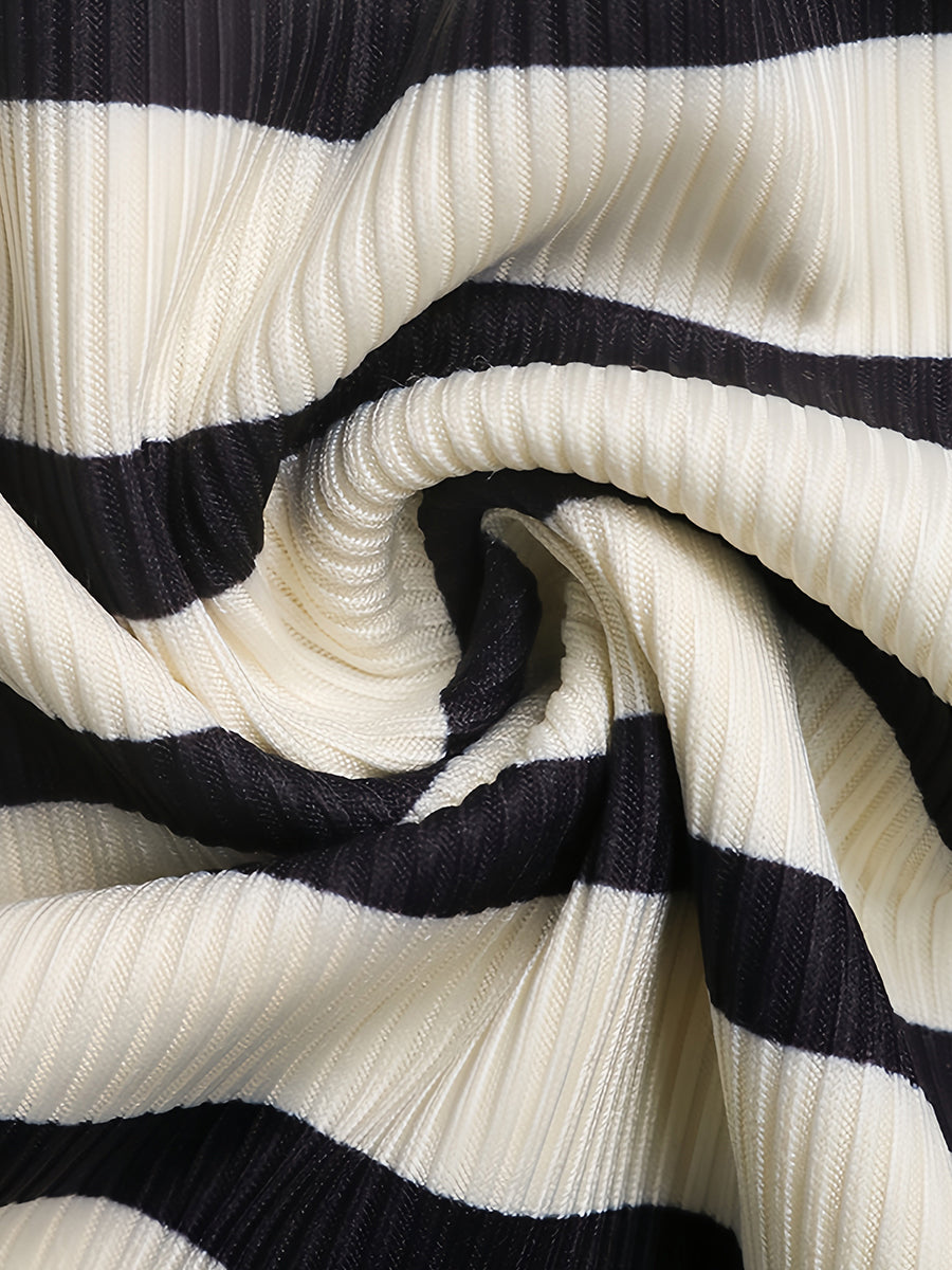 Çizgili Şort Takımı