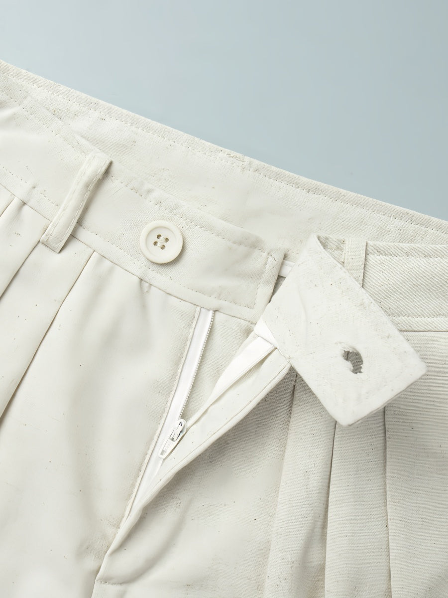 Yelekli Geniş Paça Takım