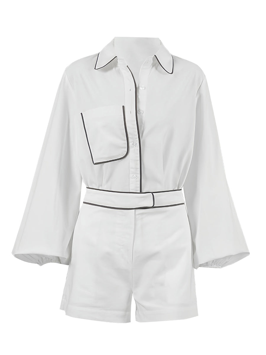 Balon Kol Şort Takımı