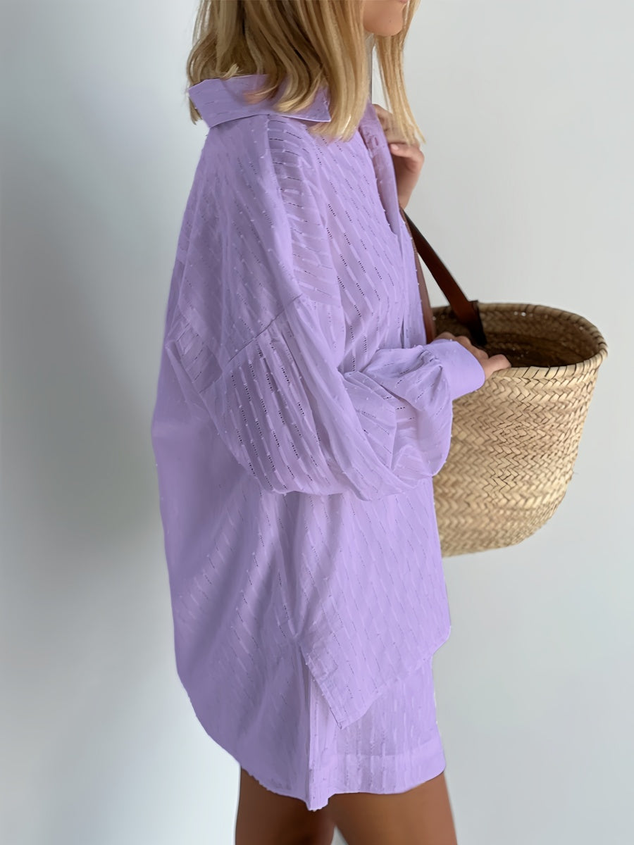 Balon Kol Şort Takımı