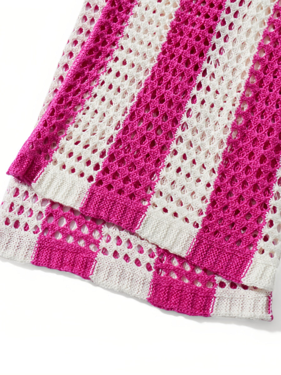 Çizgili Dantel Takım